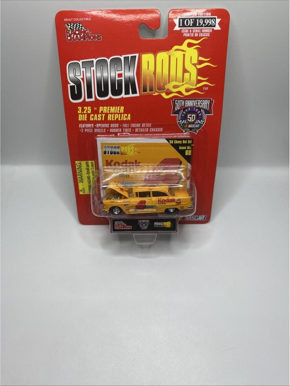 Racing Champions Stock Rods Nascar Bobby Hamilton Kodak Car FAST SHIPPING